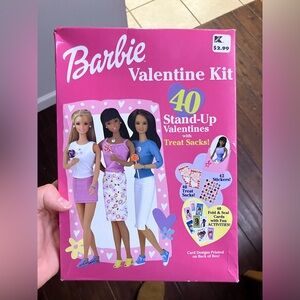 Vintage 1999 Barbie Valentines Day Cards new